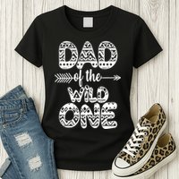 Dad Of The Wild One Womens T-Shirt