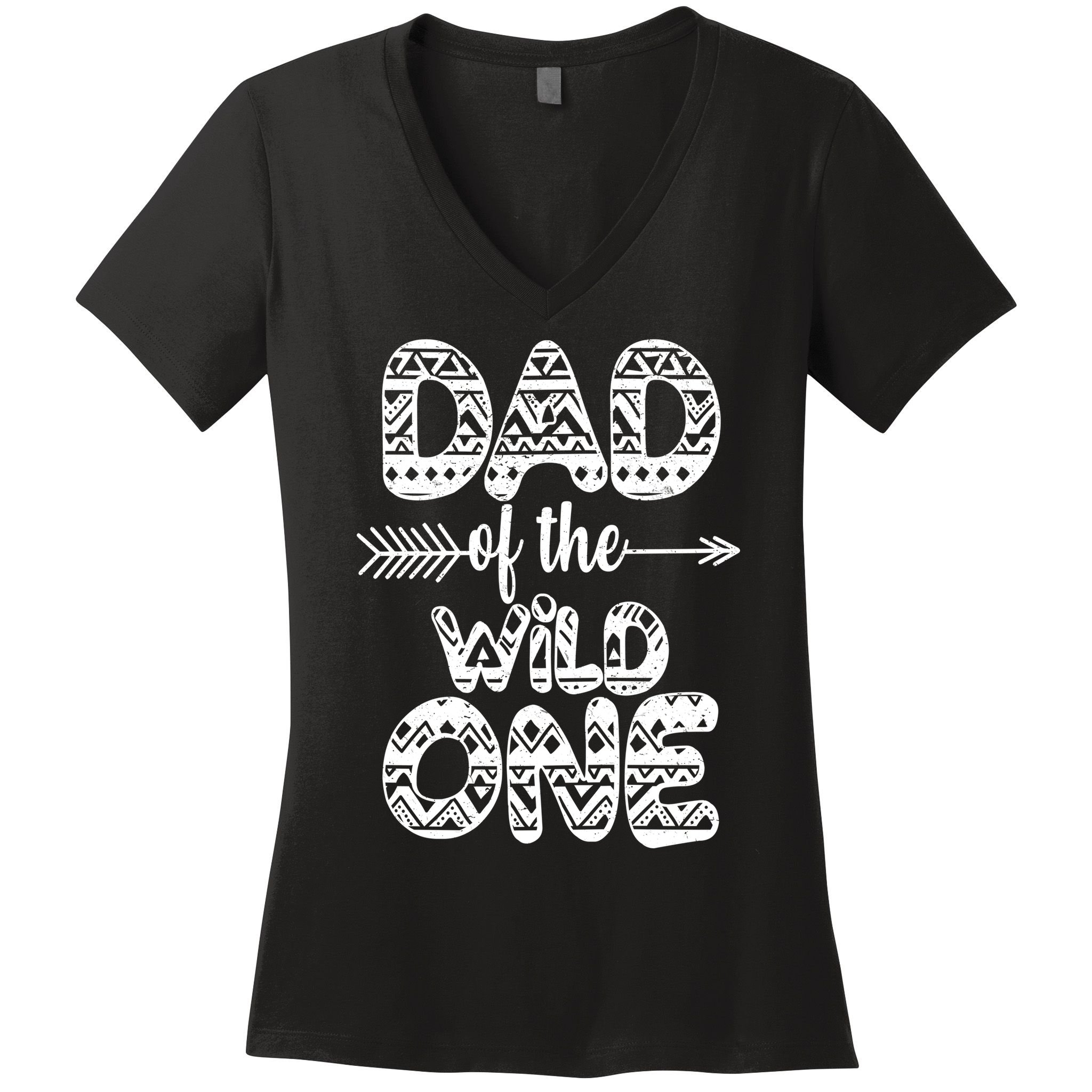 Dad Of The Wild One Women's V-Neck T-Shirt