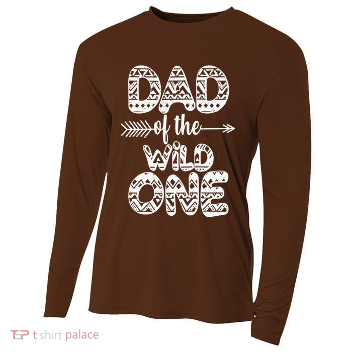 Dad Of The Wild One Cooling Performance Long Sleeve Crew