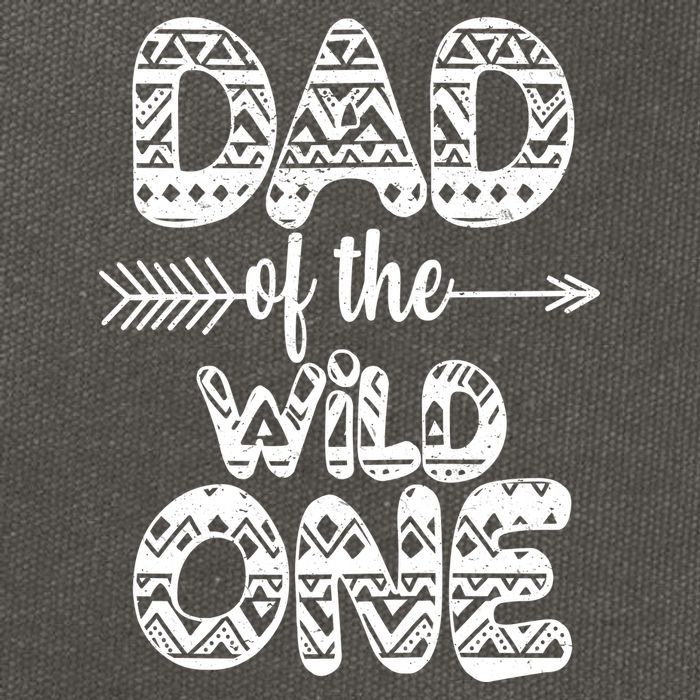 Dad Of The Wild One Cotton Canvas Backpack