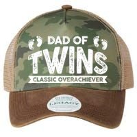 Dad Of Twins Classic Overachiever Legacy Tie Dye Trucker Hat