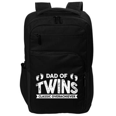 Dad Of Twins Classic Overachiever Impact Tech Backpack
