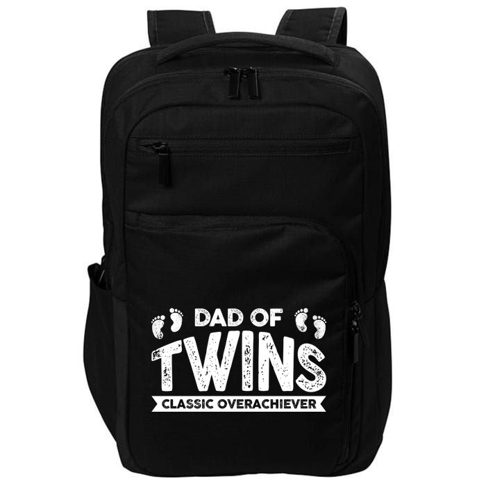 Dad Of Twins Classic Overachiever Impact Tech Backpack