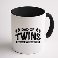 Dad Of Twins Classic Overachiever Mug