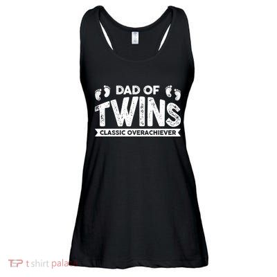 Dad Of Twins Classic Overachiever Ladies Essential Flowy Tank