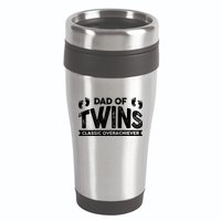Dad Of Twins Classic Overachiever 16oz Travel Tumbler