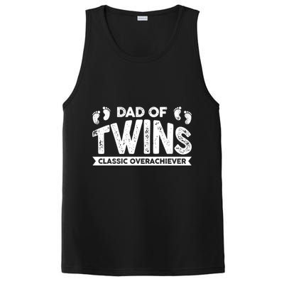 Dad Of Twins Classic Overachiever PosiCharge Competitor Tank