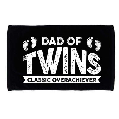 Dad Of Twins Classic Overachiever Microfiber Hand Towel