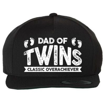 Dad Of Twins Classic Overachiever Wool Snapback Cap