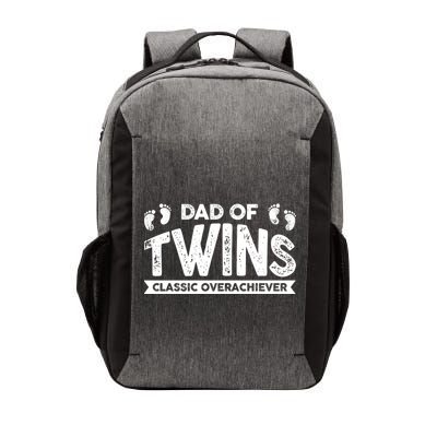 Dad Of Twins Classic Overachiever Vector Backpack