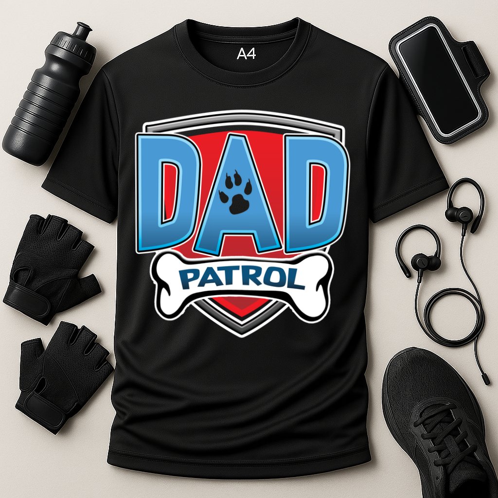 Dad Patrol Cooling Performance Crew T-Shirt