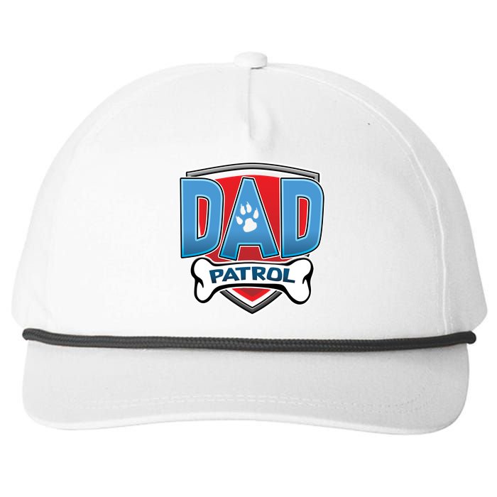 Dad Patrol Snapback Five-Panel Rope Hat