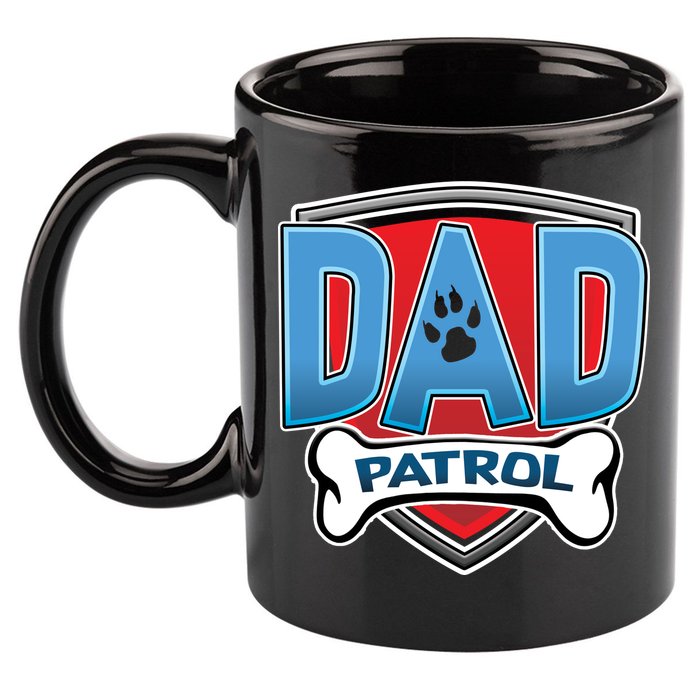 Dad Patrol 11oz C Handle Ceramic Mug