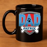Dad Patrol 11oz C Handle Ceramic Mug