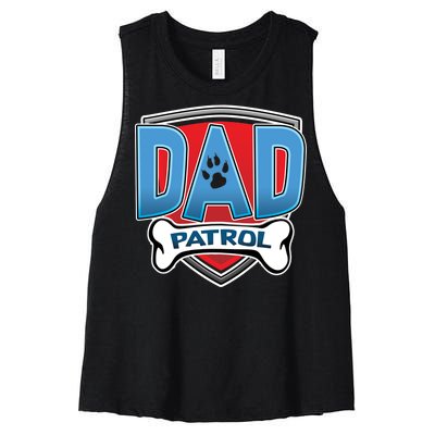 Dad Patrol Women's Racerback Cropped Tank