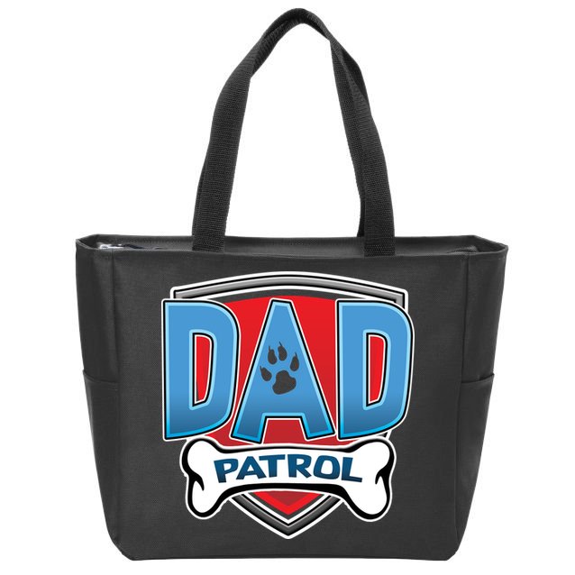 Dad Patrol Zip Tote Bag