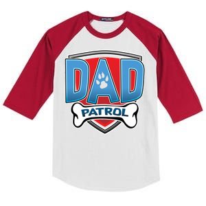 Dad Patrol Kids Colorblock Raglan Jersey