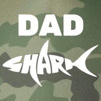 Dad Shark Legacy Tie Dye Trucker Hat