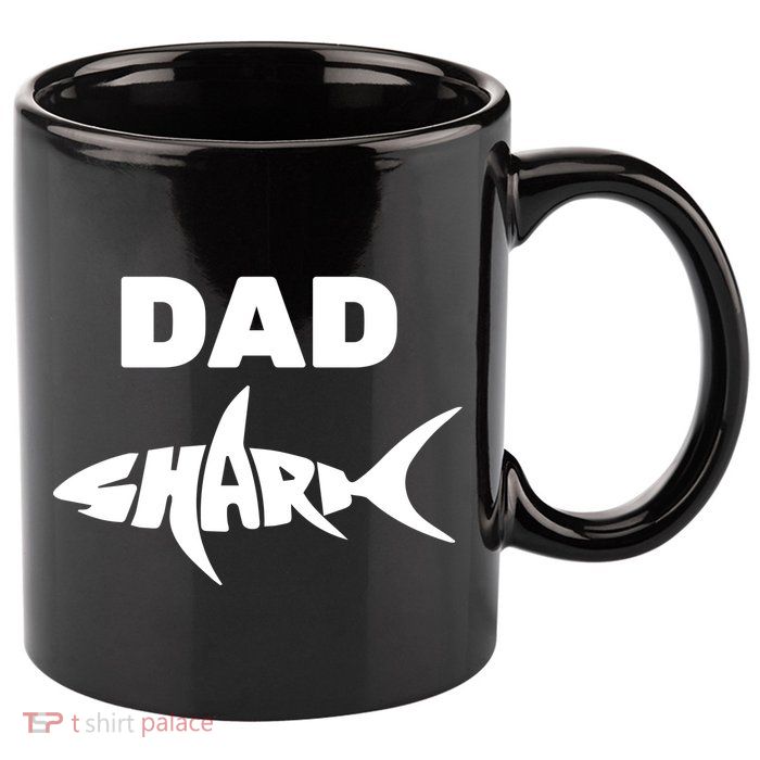 Dad Shark 11oz C Handle Ceramic Mug