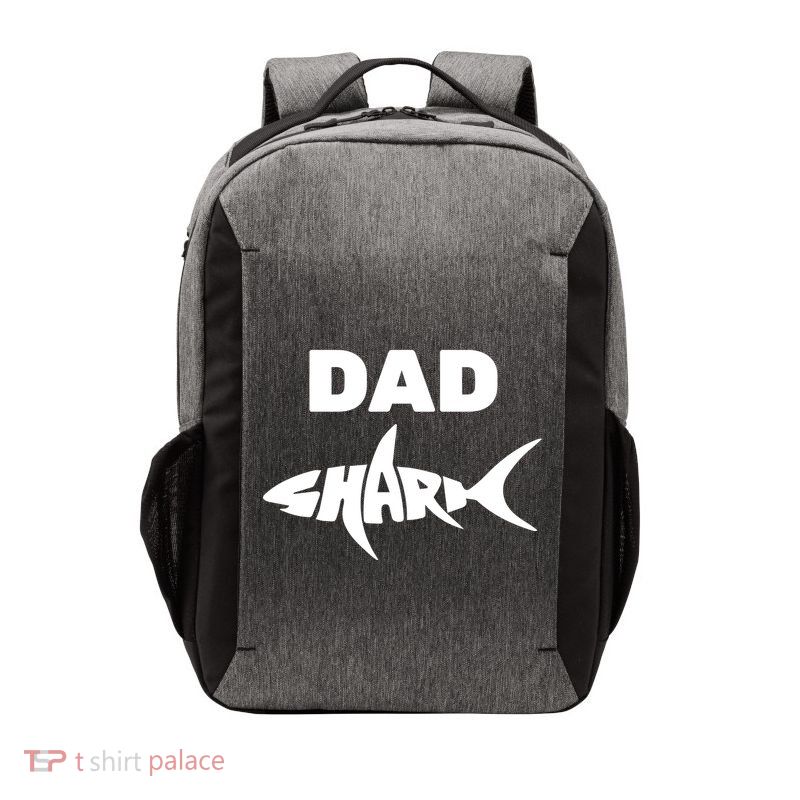 Dad Shark Vector Backpack