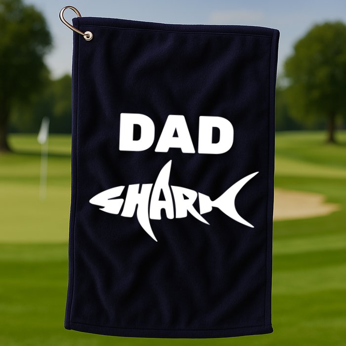 Dad Shark Golf Towel