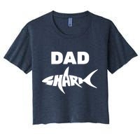 Dad Shark Women's Crop Top Tee