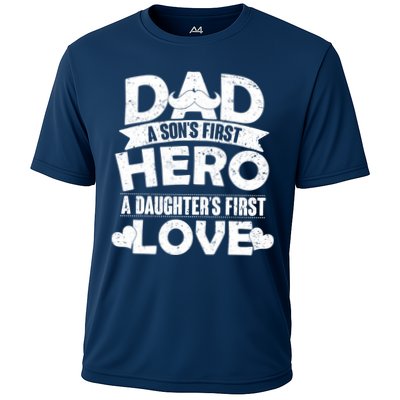 Dad Sons First Hero Daughter Fist Love Performance Shirt