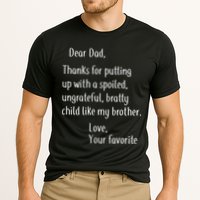 Dad Thanks For Putting Up With My Brother Performance Shirt
