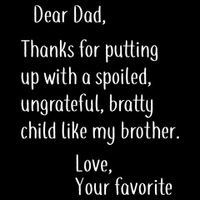 Dad Thanks For Putting Up With My Brother Performance Shirt
