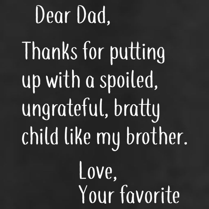 Dad Thanks For Putting Up With My Brother Crop Fleece Hoodie