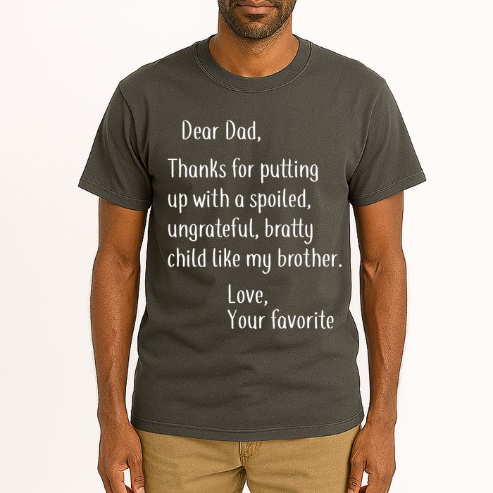 Dad Thanks For Putting Up With My Brother Tall T-Shirt