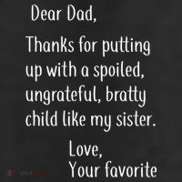 Dad Thanks For Putting Up With My Sister 25L Jumbo Tote
