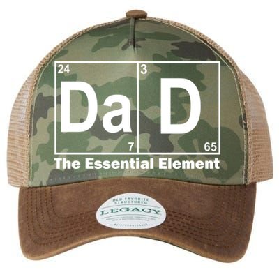 Dad The Essential Element Table Legacy Tie Dye Trucker Hat