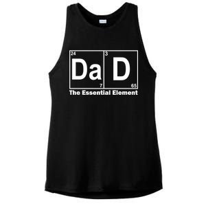 Dad The Essential Element Table Ladies PosiCharge Tri-Blend Wicking Tank