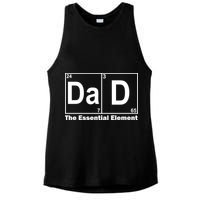 Dad The Essential Element Table Ladies PosiCharge Tri-Blend Wicking Tank