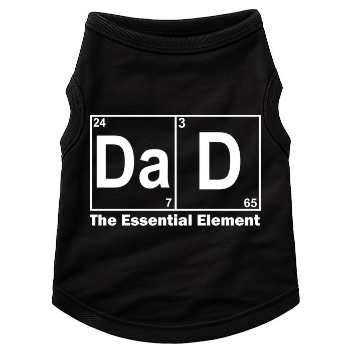 Dad The Essential Element Table Doggie Tank