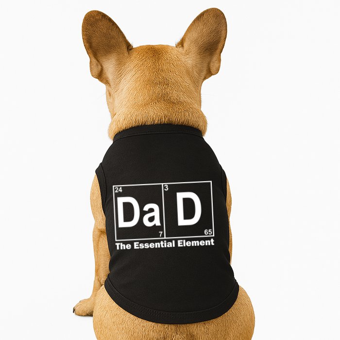 Dad The Essential Element Table Doggie Tank