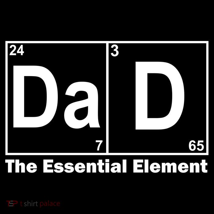 Dad The Essential Element Table Tall T-Shirt
