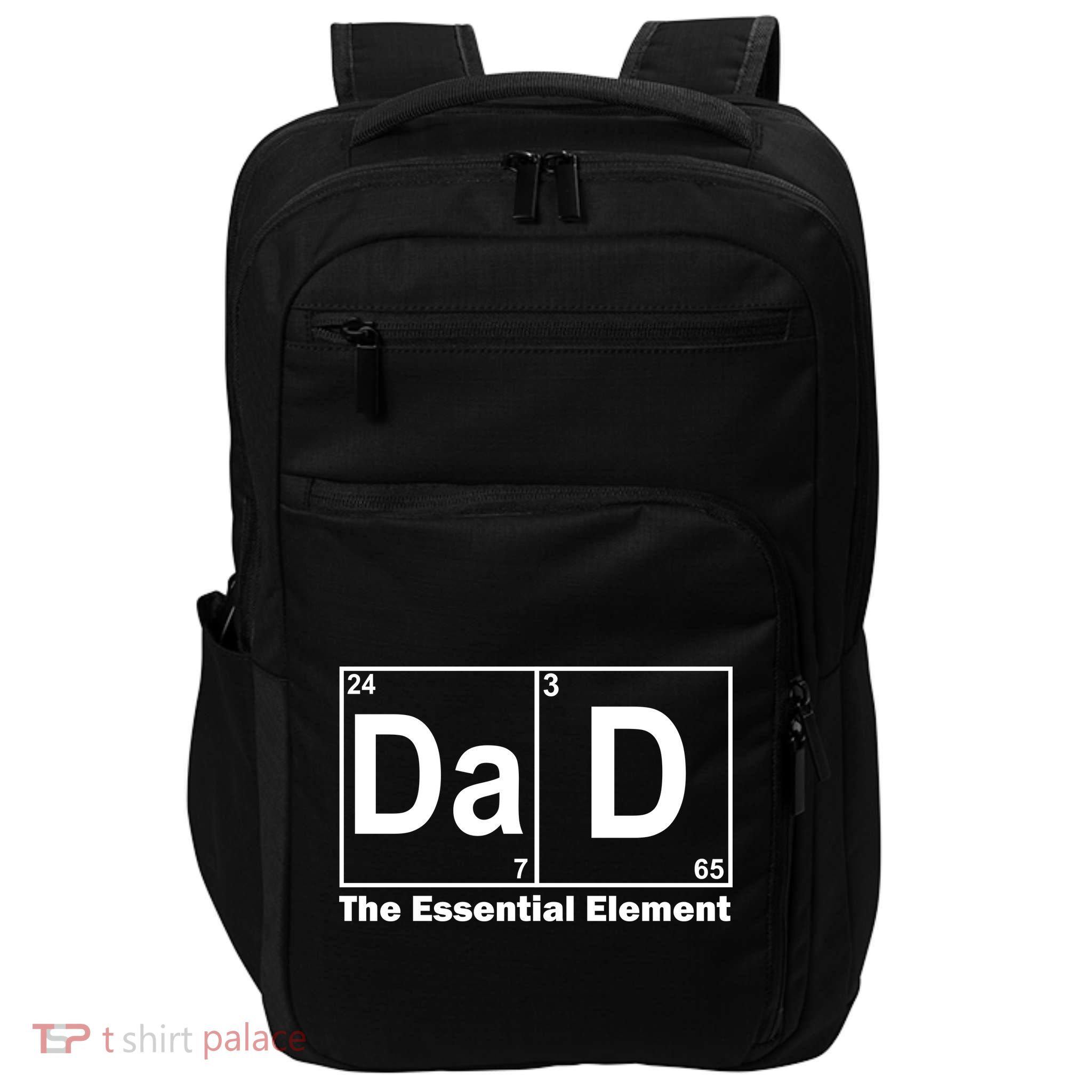 Dad The Essential Element Table Impact Tech Backpack
