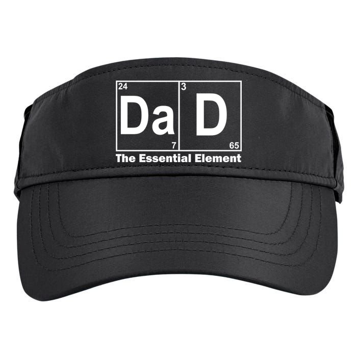 Dad The Essential Element Table Adult Drive Performance Visor