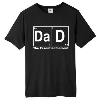 Dad The Essential Element Table Tall Fusion ChromaSoft Performance T-Shirt