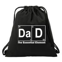 Dad The Essential Element Table Drawstring Bag