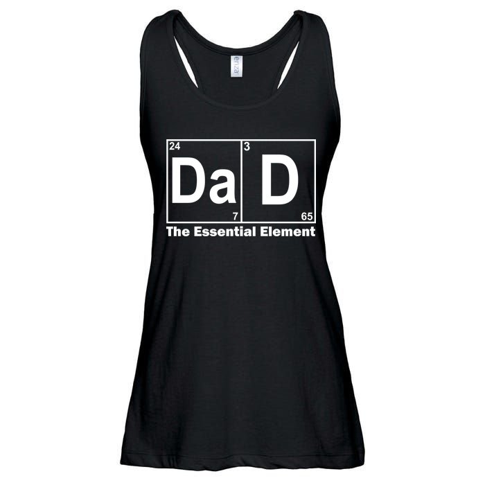 Dad The Essential Element Table Ladies Essential Flowy Tank