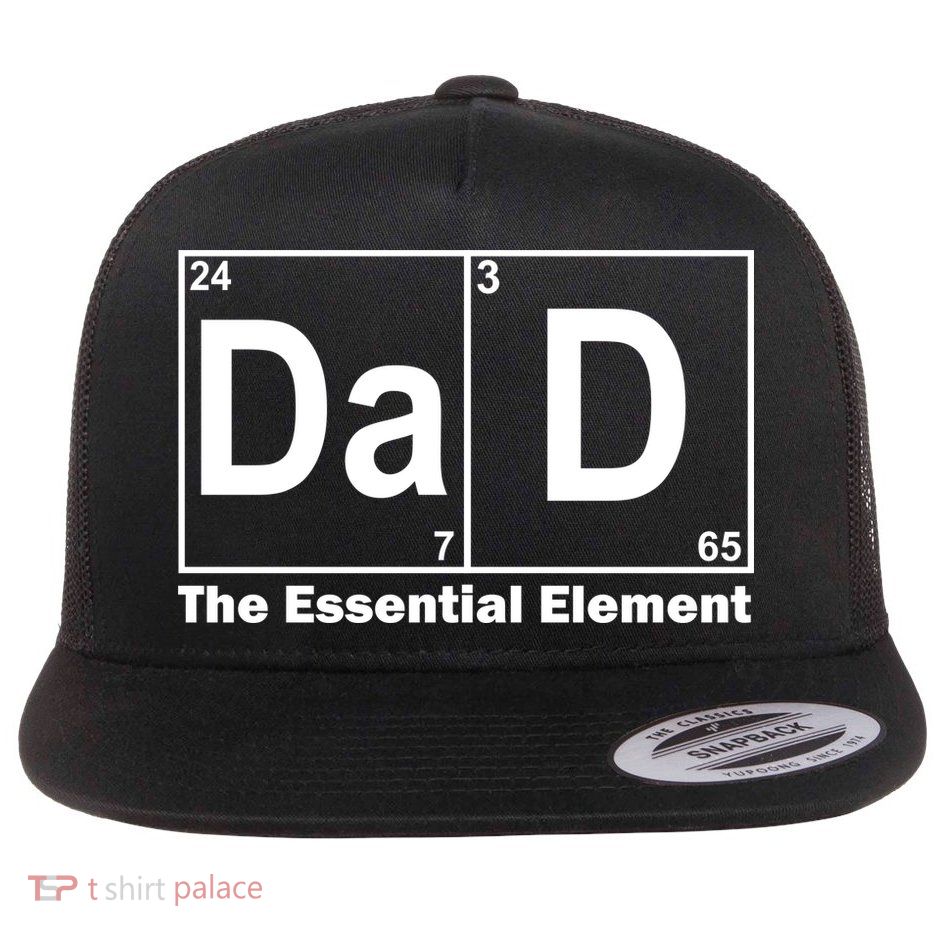 Dad The Essential Element Table Flatbill Hat