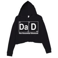 Dad The Essential Element Table Crop Fleece Hoodie