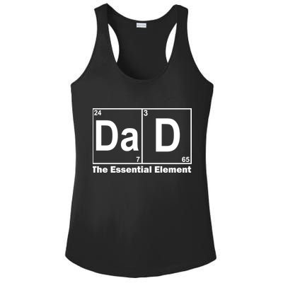 Dad The Essential Element Table Ladies PosiCharge Competitor Racerback Tank