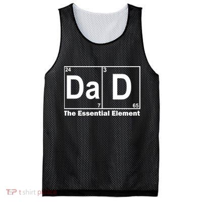 Dad The Essential Element Table Mesh Reversible Basketball Jersey Tank