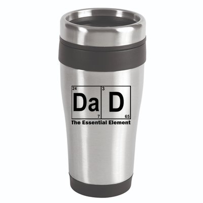 Dad The Essential Element Table 16oz Travel Tumbler
