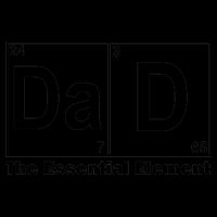 Dad The Essential Element Table 16oz Travel Tumbler
