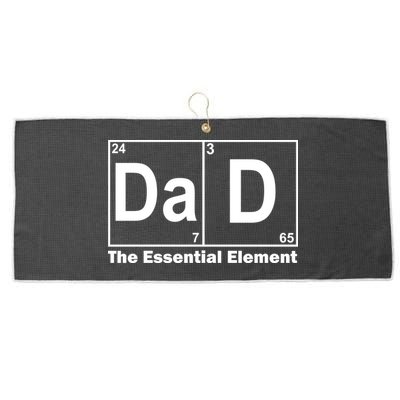 Dad The Essential Element Table Large Microfiber Waffle Golf Towel